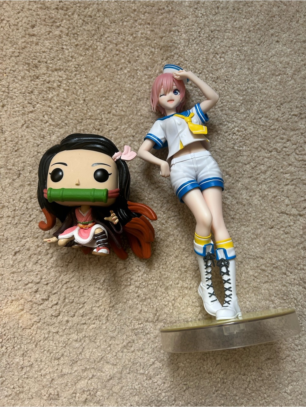 Anime Figurine Set - Nezuko Funko Pop & Ichika Anime Figure - Decorative Figures